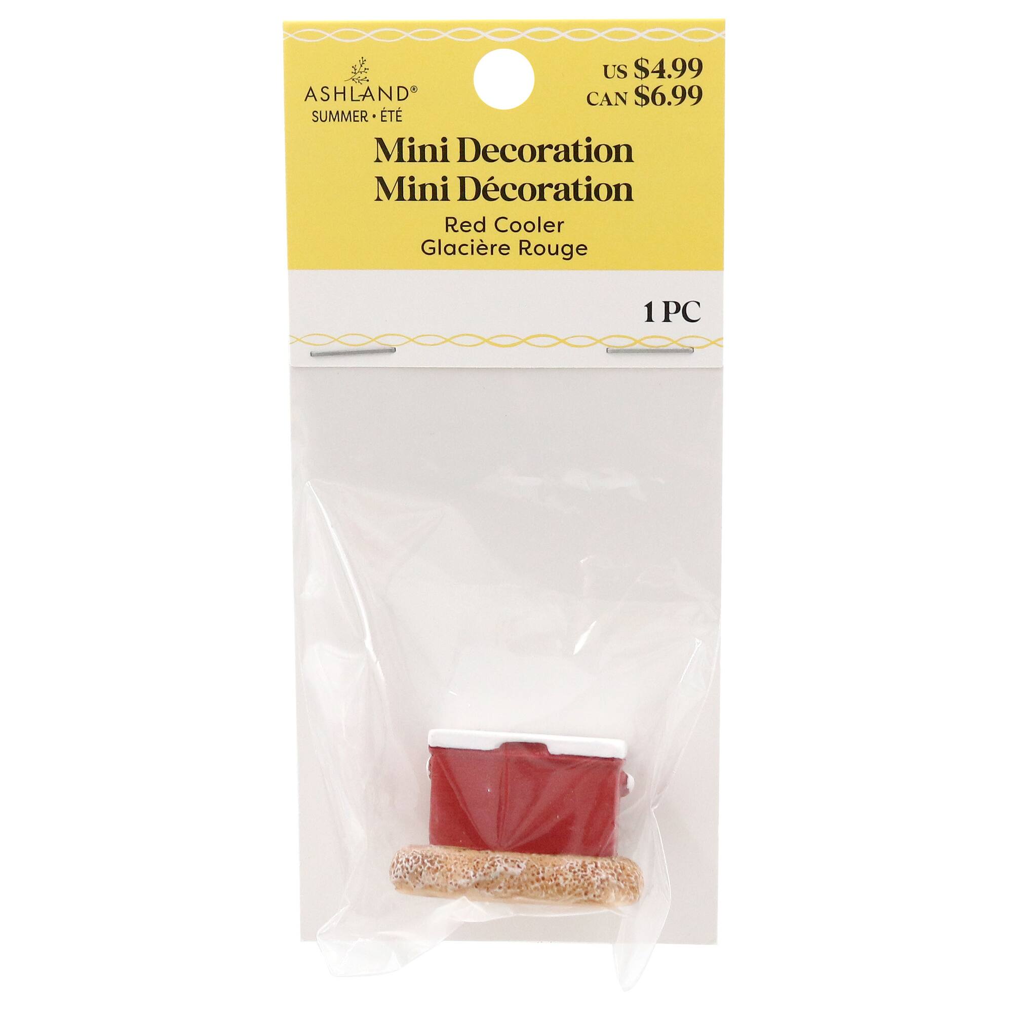Mini Red Cooler Decoration by Ashland®